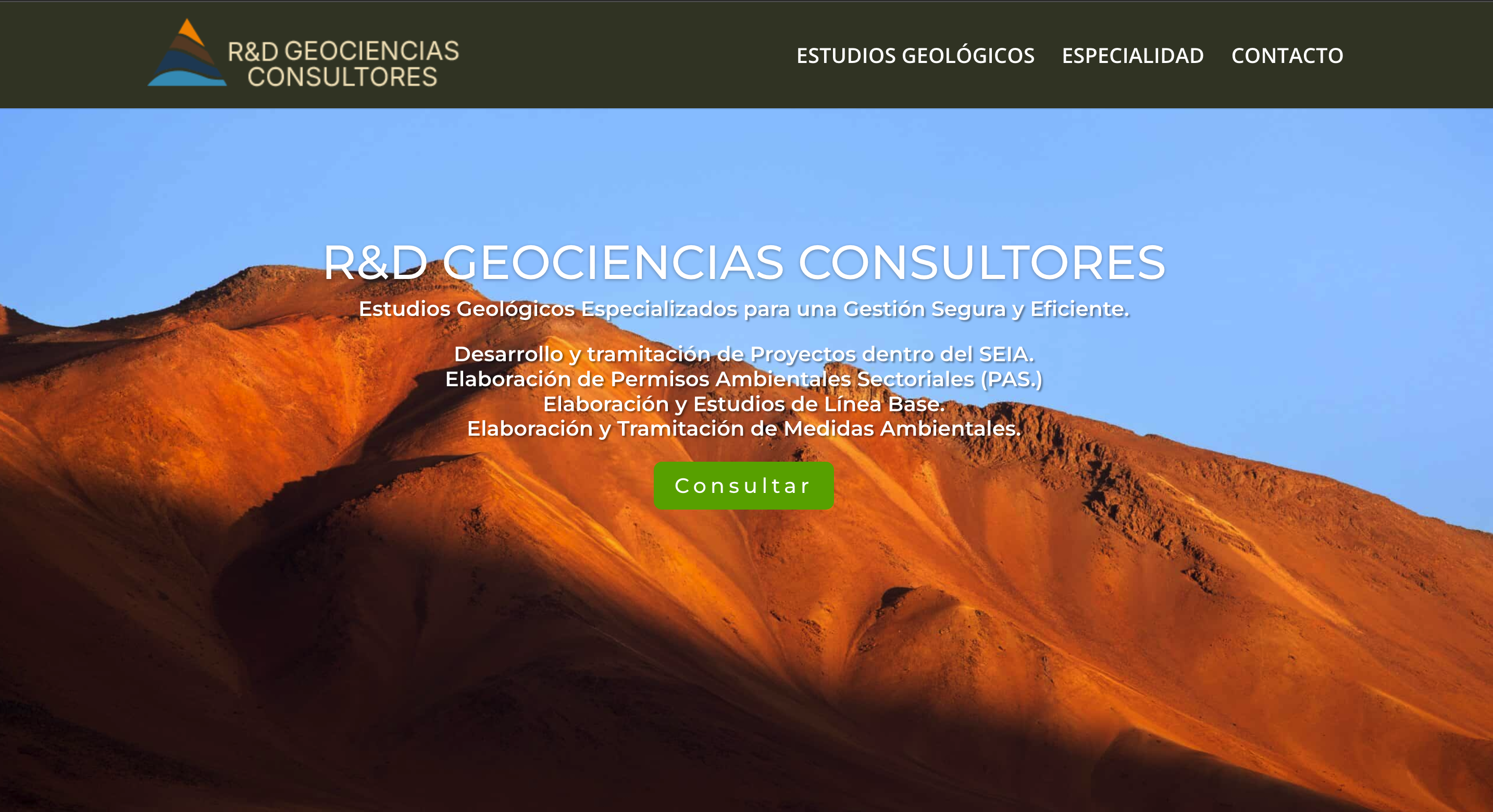 Geociencias Consultores — sitio web